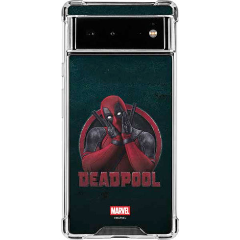 Marvel Deadpool Legacy Surprised Deadpool Google Pixel 6 Clear Case